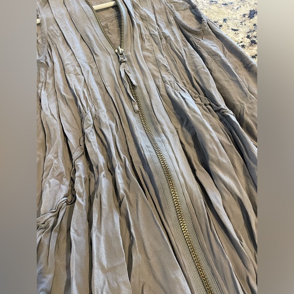 All saints 100% silk dress/ cover up size 2 - Picture 2 of 4